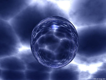 Blue Ball, blue, sphere, ball HD wallpaper
