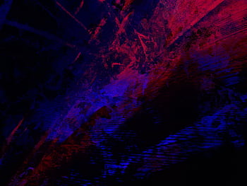 Dynamic abstract artwork showcasing bold red and blue colors with textured brush strokes. HD wallpaper
