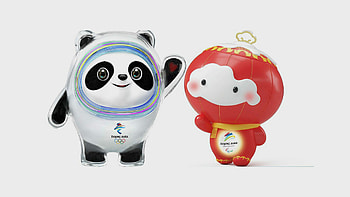 Beijing 2022 Olympic Winter Games, Adorable mascots, Symbolic characters, Memorable friendships HD wallpaper
