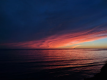 Sea Ocean Sunset Reflection Pastel Waves, sea, ocean, nature, sunset, waves, reflection HD wallpaper