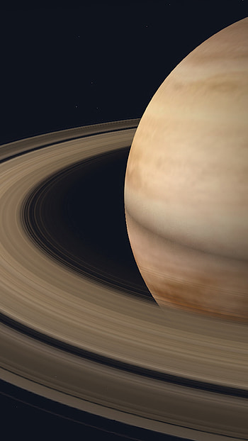 Saturn planet rings, Dark HD phone wallpaper