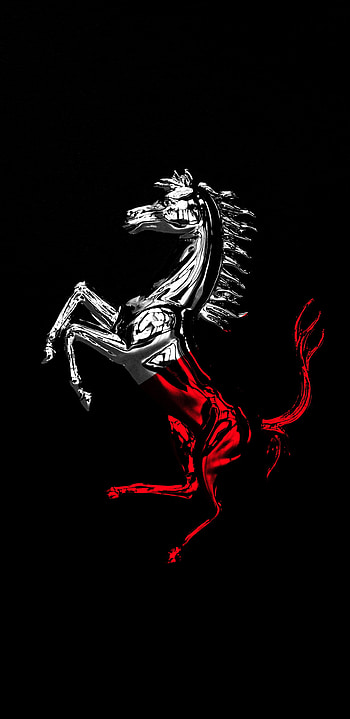 Logo, Ferrari HD phone wallpaper