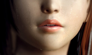 fresh, face, cute, girl, lips HD wallpaper