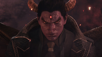 Kazuya Mishima Demon Form, Kazuya Mishima, video game, Tekken 8 HD wallpaper