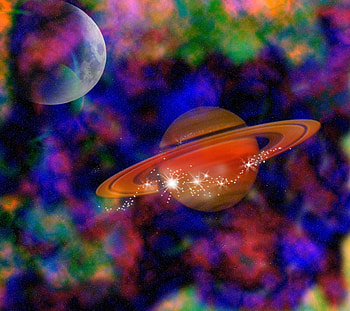 Space in all its colours, planets, moon, universe, space, colours HD wallpaper