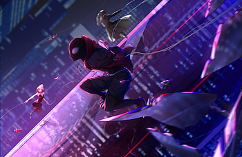 Spider Verse Universe , spiderman-into-the-spider-verse, spiderman, superheroes, artwork, artist, digital-art HD wallpaper