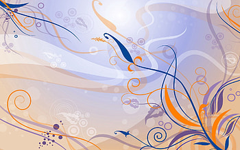 Flowers, Lilac, Patterns, Vector HD wallpaper