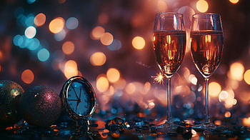 Celebrate New Year's Eve with this Stunning, New Year's Eve mood HD wallpaper