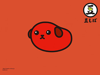 Mameshiba, Bean, Red, Passionate, Cute, Cheesy, Food, Kawaii, Chili HD wallpaper