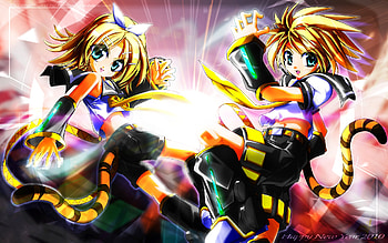 Len and Rin, rin, len, light, yellow HD wallpaper