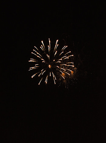 Holidays, Sky, Night, Dark, Sparks, Fireworks, Firework HD phone wallpaper