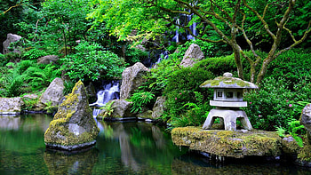 Japanese Garden HD wallpaper