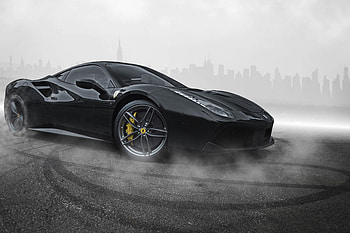 Ferrari 488 Black, ferrari-488, ferrari, cars HD wallpaper