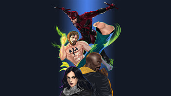 Netflix Marvels The Defenders Fan Art, netflix, the-defenders, artwork, artist, artstation HD wallpaper