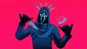 Hotline Ghost , ghost, artist, artwork, digital-art, artstation HD wallpaper