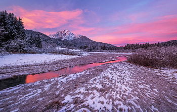 Winter Mountains Snow , winter, mountains, nature, snow HD wallpaper