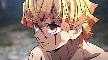 Kimetsu no Yaiba, Demon Slayer: Kimetsu no Yaiba, Zenitsu Agatsuma, Anime HD wallpaper