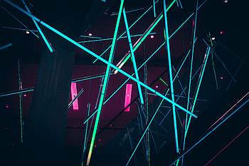 Miscellanea, Miscellaneous, Multicolored, Motley, Neon, Installation, Lasers HD wallpaper