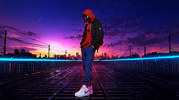 Miles Morales Gen Z, spiderman, miles-morales, superheroes, artwork, digital-art, ai HD wallpaper