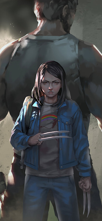 Laura (X-Men), Logan HD phone wallpaper