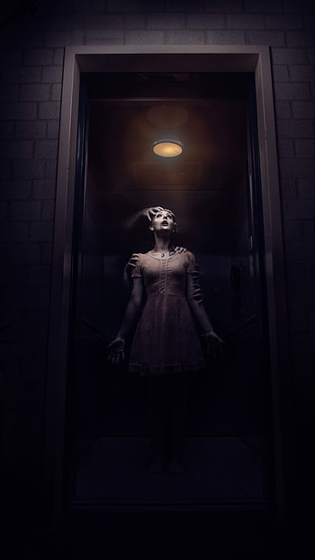 Scary Girl, Horror Dark Room HD phone wallpaper