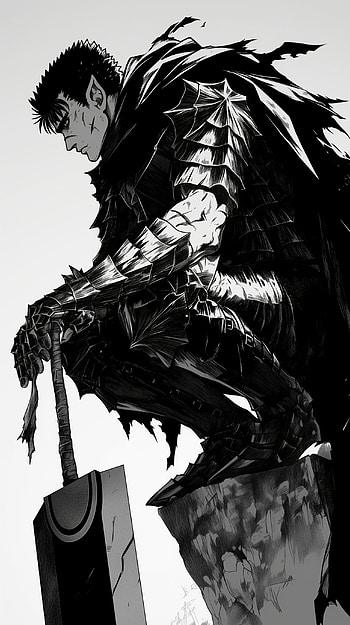 Berserk Anime Guts Armor Manga, Anime, Berserk, Guts (Berserk), manga, armor HD phone wallpaper
