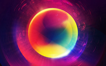Abstract, Multicolored, Motley, Form, Circle HD wallpaper