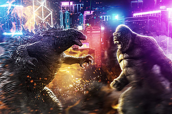 Godzilla Vs Kong Fanart, godzilla-vs-kong, king-kong, movies, 2021-movies HD wallpaper