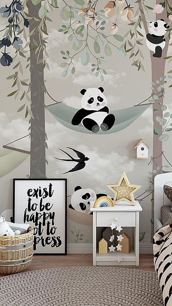 Peel And Stick, Panda HD phone wallpaper