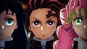 Tanjiro Kamado Muichiro Tokito and Mitsuri Kanroji, Anime, Demon Slayer: Kimetsu no Yaiba HD wallpaper