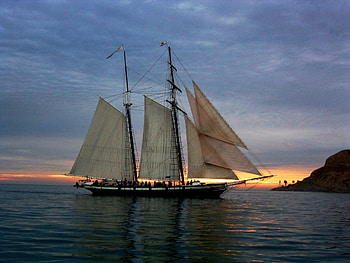 Californian, Sailing Ships, Classic HD wallpaper