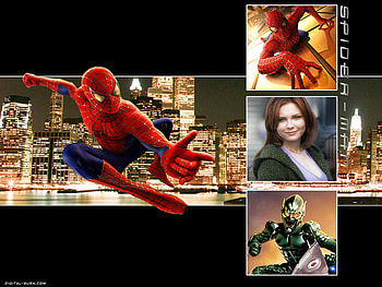 SPIDERMAN, blue, sexy, black, hot, cute, girl, beautiful, dark, tobey maguire, green, lights, red, cool, kristen dunst HD wallpaper
