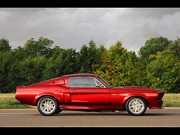 Mustang, ford, car, red HD wallpaper