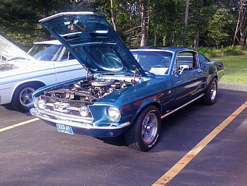 NICE MUSTANG!!!, blue, cool, old, classic HD wallpaper