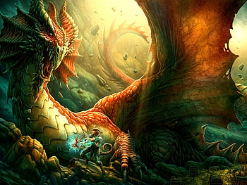 Fantasy, Dragons HD wallpaper