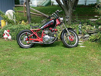 82 yamaha xs400 maxim, xs400, bobber, yamaha, wifes HD wallpaper