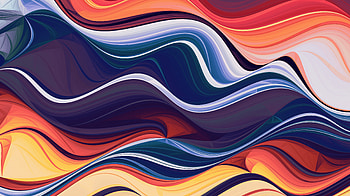 Abstract, Waves, Multicolored, Motley, Lines HD wallpaper