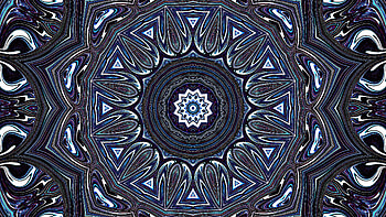 White Blue Fractal Pattern Circles Abstraction Abstract HD wallpaper