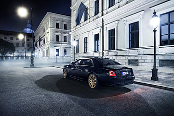 Rolls-Royce, Cars, Back View, Rear View, 2015, Ghost HD wallpaper