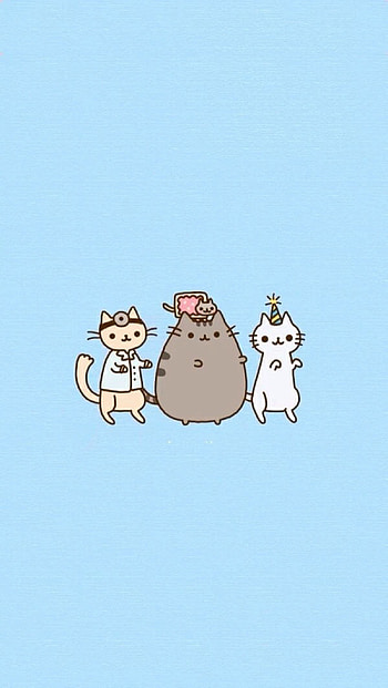 Pusheen The Cat Background | Funny Cat & Dog HD phone wallpaper