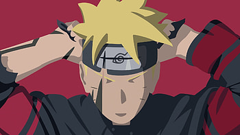 Boruto Uzumaki, Naruto, minimal, art HD wallpaper