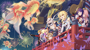Thoma Baal Raiden Shogun Kamisato Ayaka Kujou Sara Lumine Paimon Genshin Impact HD wallpaper