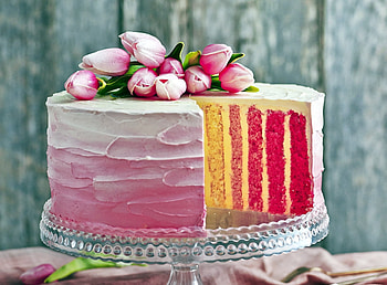 Colorful cake, baking, dessert HD wallpaper