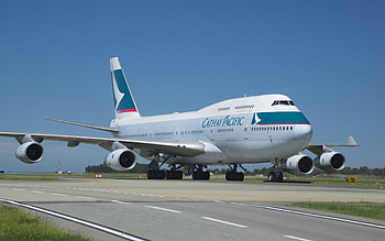 Cathay Pacific, Boeing 747 HD wallpaper