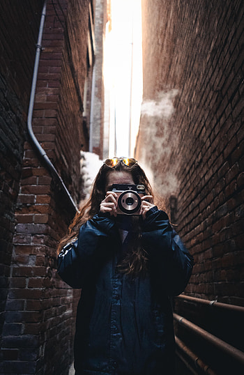 Miscellanea, Miscellaneous, Girl, Lens, Camera, Spectacles, Glasses HD phone wallpaper
