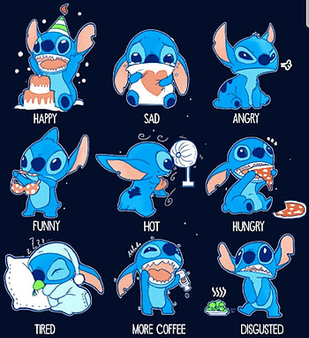 Funny Stitch - Stitch digital , lilo and stitch, animated movies, representation, Stitch Collage HD phone wallpaper