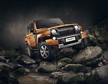 Rocks, SUV, truck, Troller T4 HD wallpaper