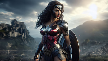 Wonder Woman Glide, wonder-woman, superheroes, artist, artwork, digital-art, deviantart HD wallpaper