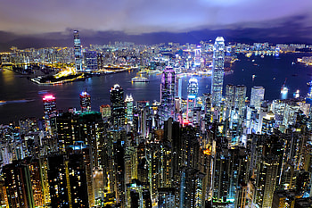 Hong Kong Skyline, Spectacular views, Best vantage point, Hong Kong's beauty HD wallpaper