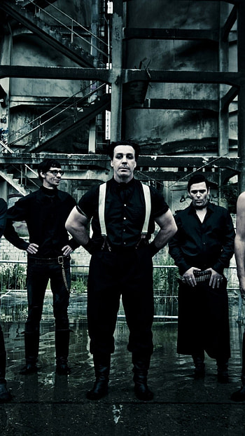 Rammstein band members, Gloom theme, tablet HD phone wallpaper
